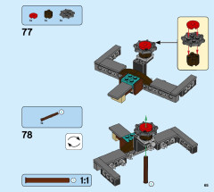 LEGO 75947 instructions page 65 – build guide
