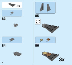 LEGO 75947 instructions page 70 – build guide