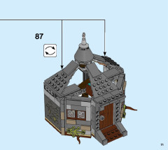 LEGO 75947 instructions page 71 – build guide