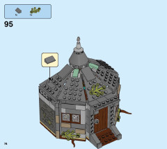 LEGO 75947 instructions page 74 – build guide