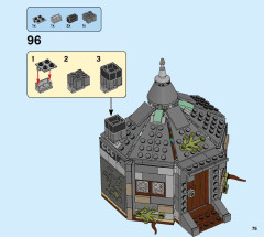 LEGO 75947 instructions page 75 – build guide