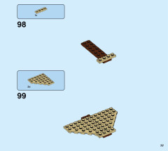 LEGO 75947 instructions page 77 – build guide