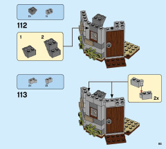 LEGO 75947 instructions page 85 – build guide