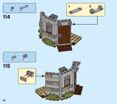 LEGO 75947 instructions page 86 – build guide