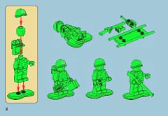 LEGO 7595 instructions page 2 – build guide