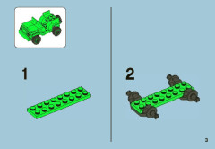 LEGO 7595 instructions page 3 – build guide