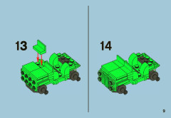 LEGO 7595 instructions page 9 – build guide