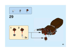 LEGO 75950 instructions page 43 – build guide