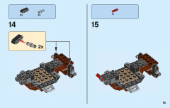 LEGO 75951 instructions page 15 – build guide