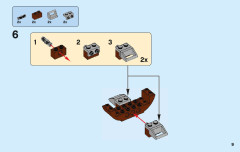 LEGO 75951 instructions page 9 – build guide