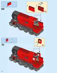 LEGO 75955 instructions page 72 – build guide