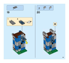 LEGO 75956 instructions page 49 – build guide
