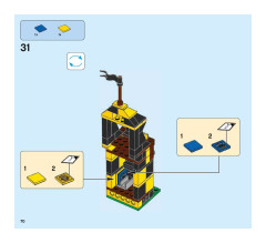 LEGO 75956 instructions page 70 – build guide