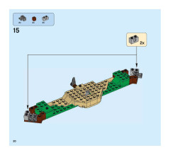 LEGO 75956 instructions page 20 – build guide