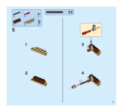 LEGO 75956 instructions page 9 – build guide