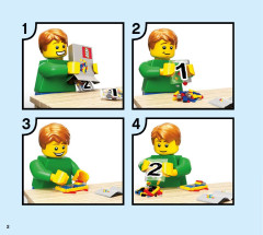 LEGO 75957 instructions page 2 – build guide