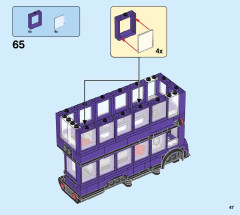 LEGO 75957 instructions page 47 – build guide