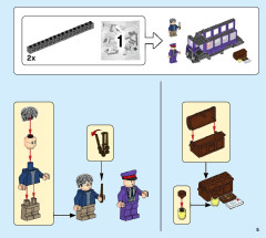 LEGO 75957 instructions page 5 – build guide