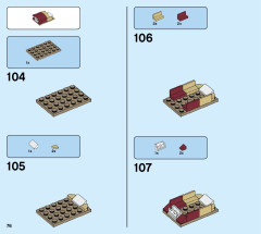 LEGO 75957 instructions page 76 – build guide