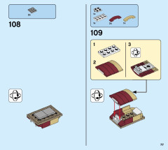 LEGO 75957 instructions page 77 – build guide