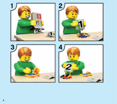 LEGO 75958 instructions page 2 – build guide