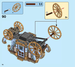 LEGO 75958 instructions page 70 – build guide