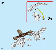 LEGO 75958 instructions page 76 – build guide