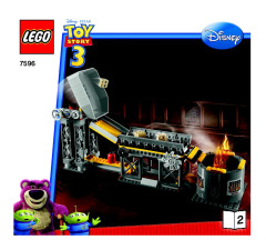 LEGO 7596 instructions page 1 – build guide