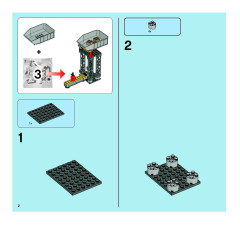 LEGO 7596 instructions page 2 – build guide