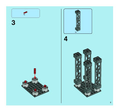 LEGO 7596 instructions page 3 – build guide