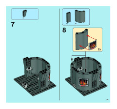 LEGO 7596 instructions page 39 – build guide