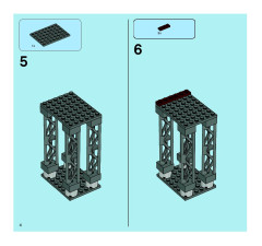 LEGO 7596 instructions page 4 – build guide