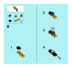LEGO 7596 instructions page 7 – build guide