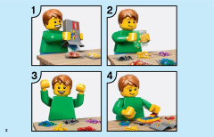LEGO 75965 instructions page 2 – build guide
