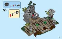 LEGO 75965 instructions page 47 – build guide