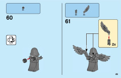 LEGO 75965 instructions page 49 – build guide