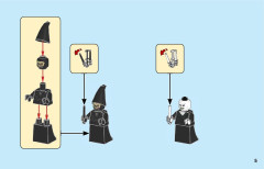 LEGO 75965 instructions page 5 – build guide