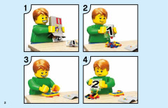 LEGO 75967 instructions page 2 – build guide