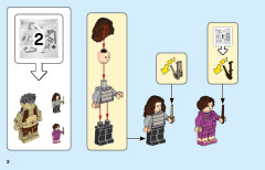 LEGO 75967 instructions page 2 – build guide