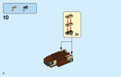 LEGO 75967 instructions page 8 – build guide