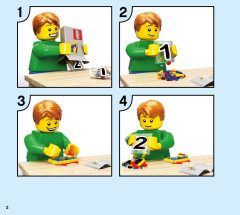 LEGO 75968 instructions page 2 – build guide