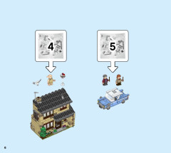 LEGO 75968 instructions page 6 – build guide