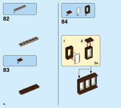 LEGO 75968 instructions page 74 – build guide