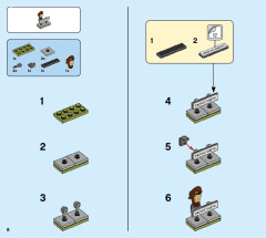 LEGO 75968 instructions page 8 – build guide