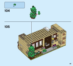 LEGO 75968 instructions page 89 – build guide