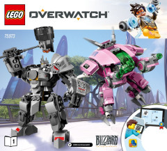 LEGO 75973 instructions page 1 – build guide