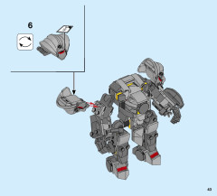LEGO 75973 instructions page 43 – build guide