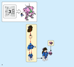 LEGO 75973 instructions page 2 – build guide