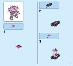 LEGO 75973 instructions page 3 – build guide