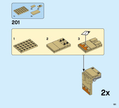 LEGO 75974 instructions page 101 – build guide